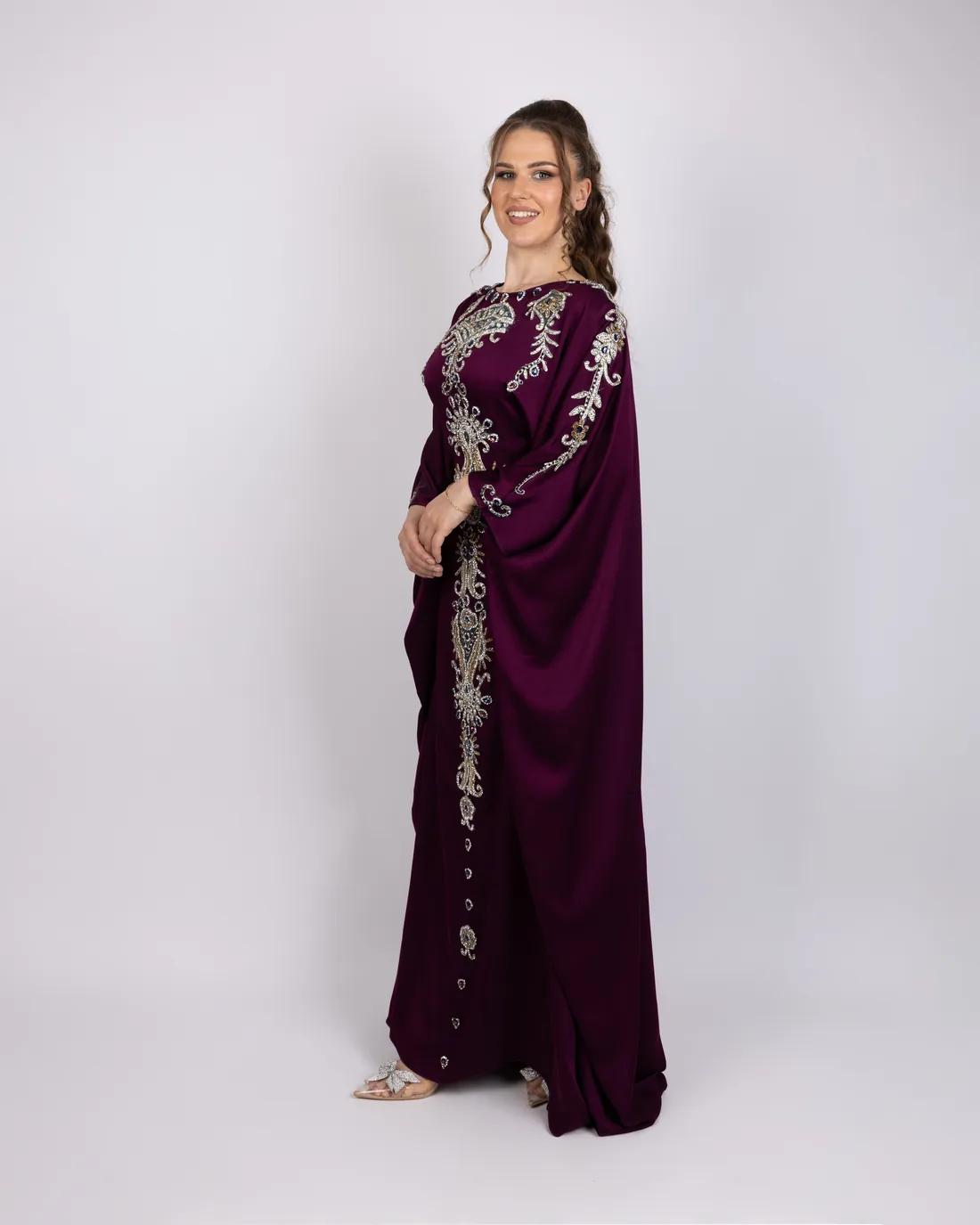 Leptir abaja s’ puno kristala✨ — Džana Style haljina