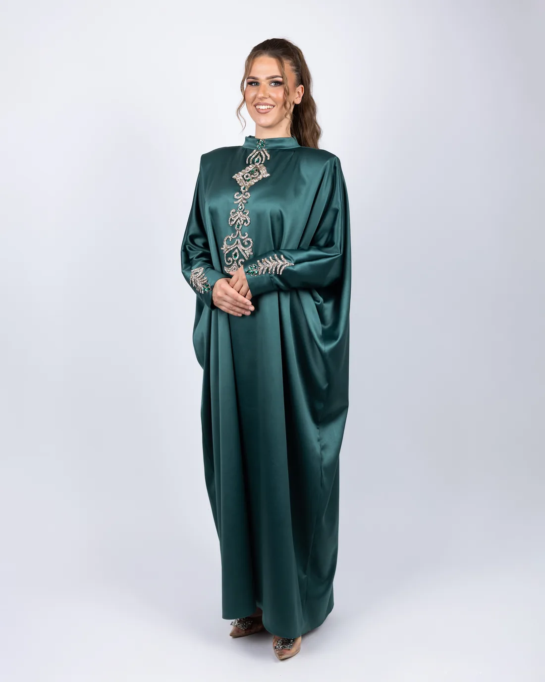 Tamno zelena haljina✨ — Džana Style haljina