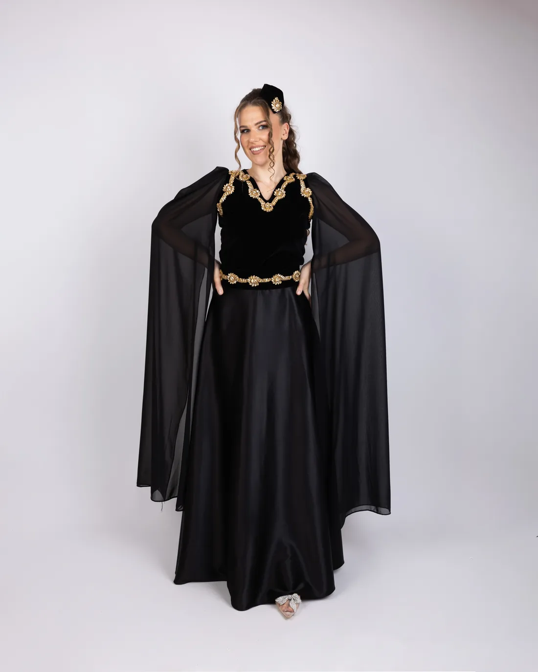 Crna gloh haljina✨ — Džana Style haljina