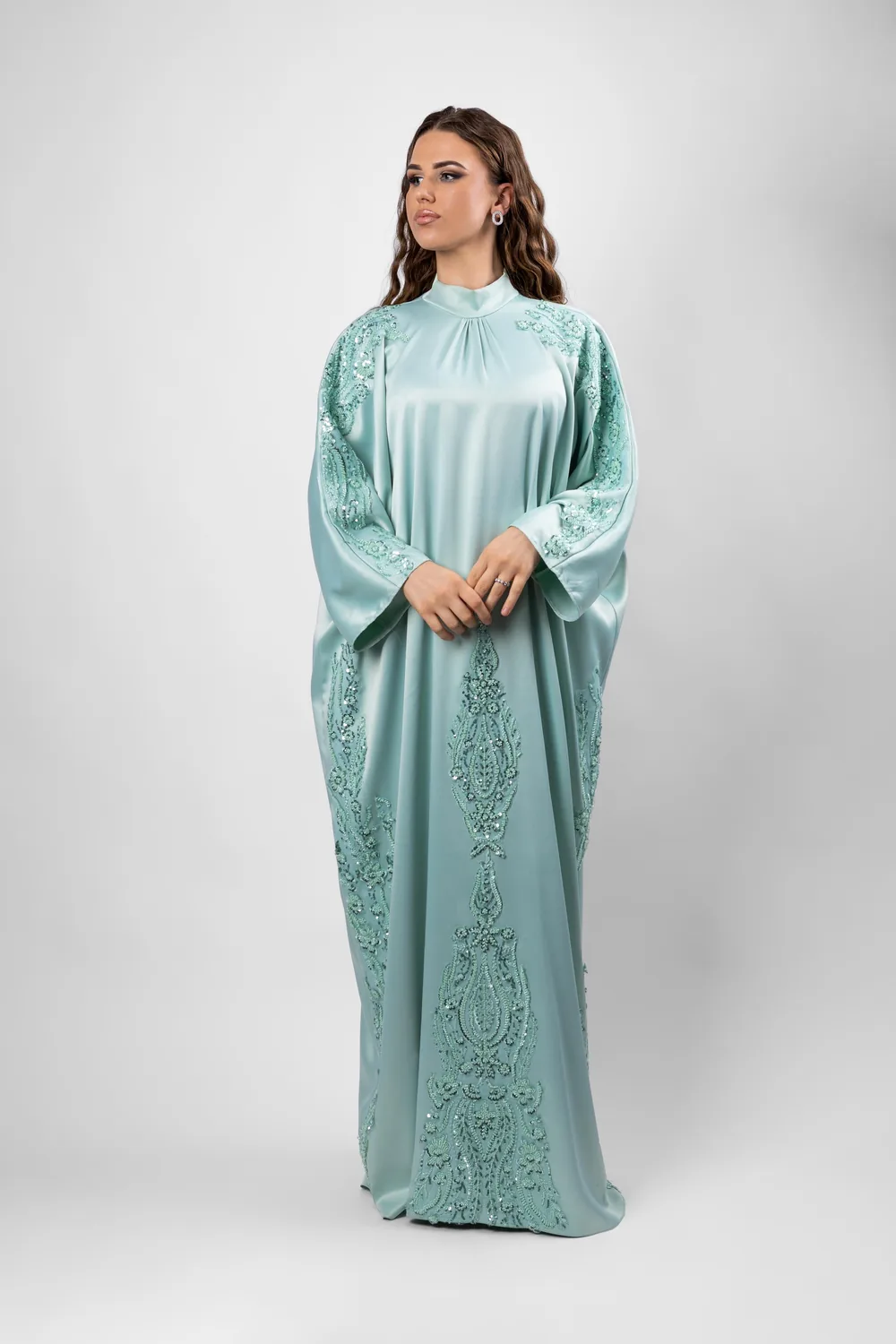 Abaja sa mint kristalima✨ 02 — Džana Style haljina
