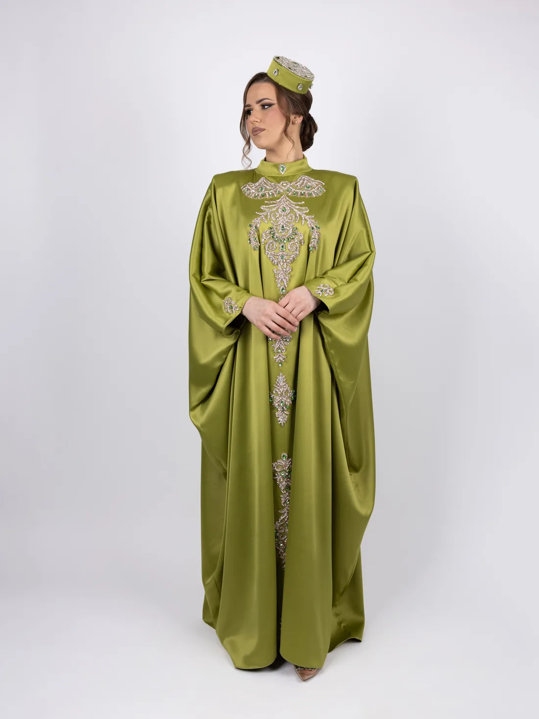 Leptir abaja sa kristalnim radom✨ — Džana Style haljina