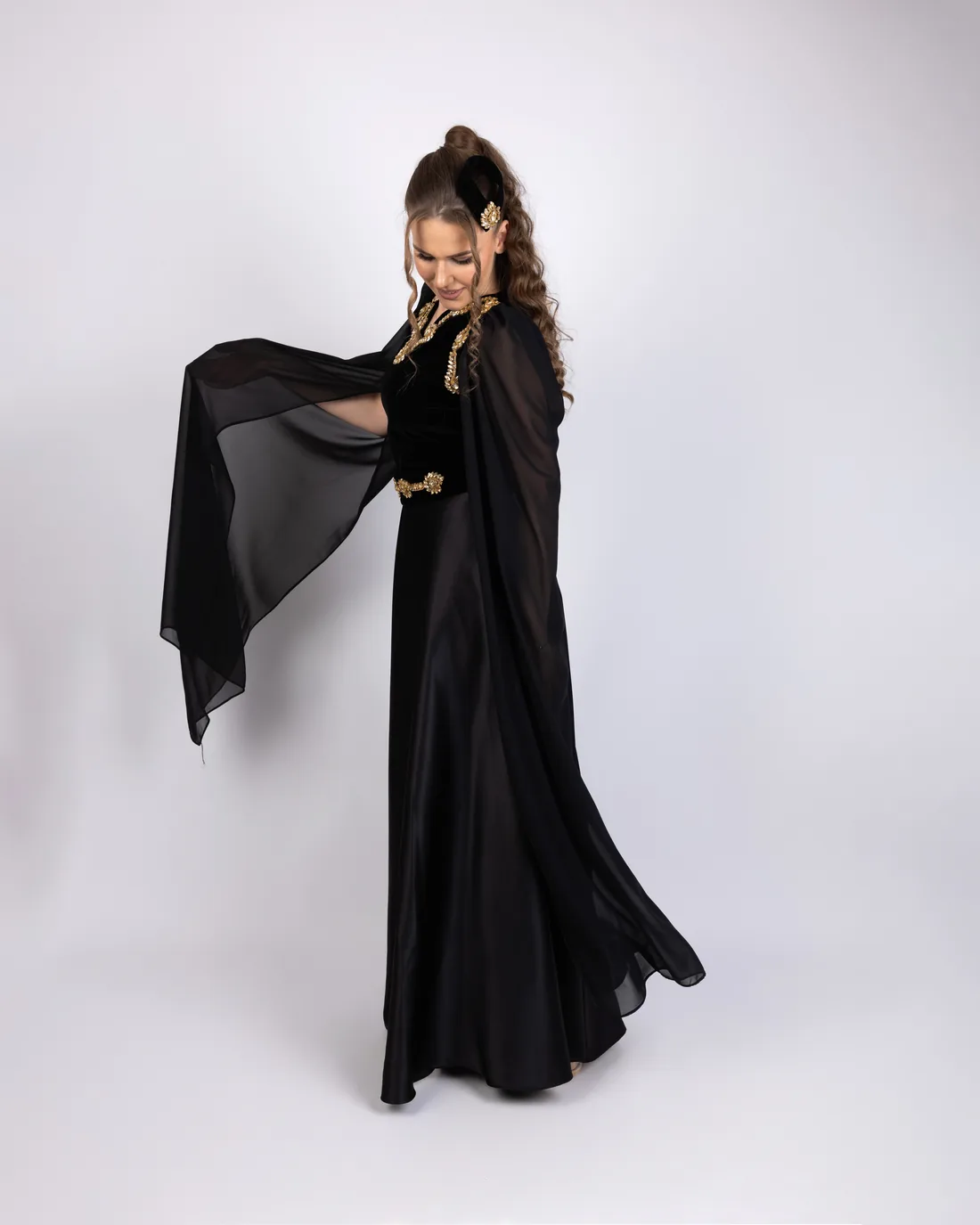 Crna gloh haljina✨ — Džana Style haljina