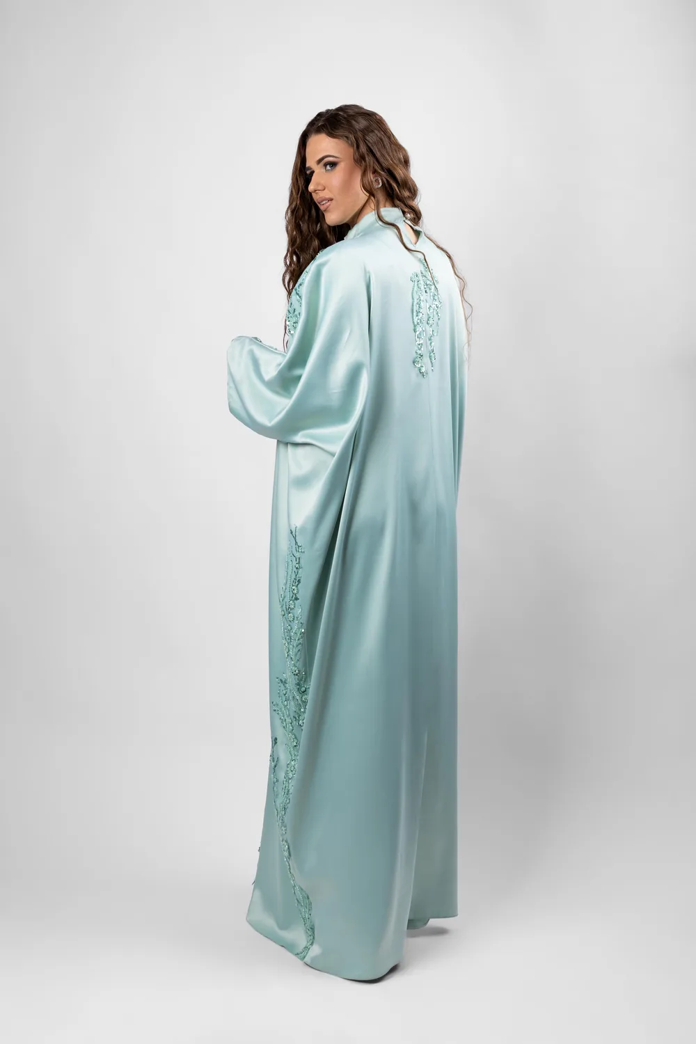 Abaja sa mint kristalima✨ 08 — Džana Style haljina