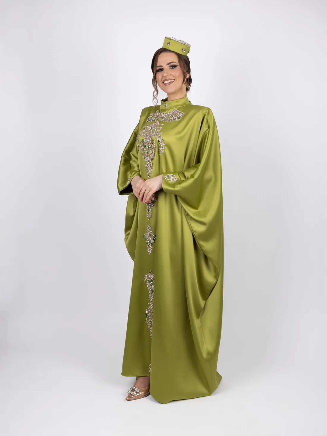 Leptir abaja sa kristalnim radom✨ — Džana Style haljina